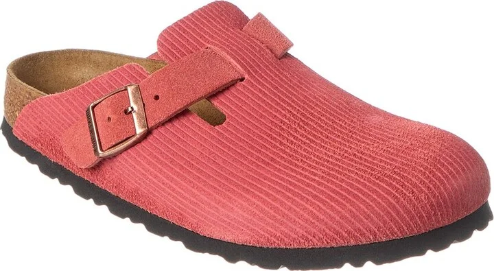 Birkenstock Boston Bs Narrow Suede Clog