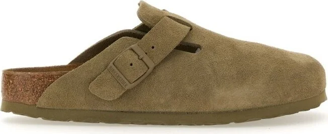 Birkenstock Boston Buckle Detailed Slip-On Slippers