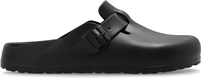 Birkenstock Boston Buckle Detailed Slip-On Slippers
