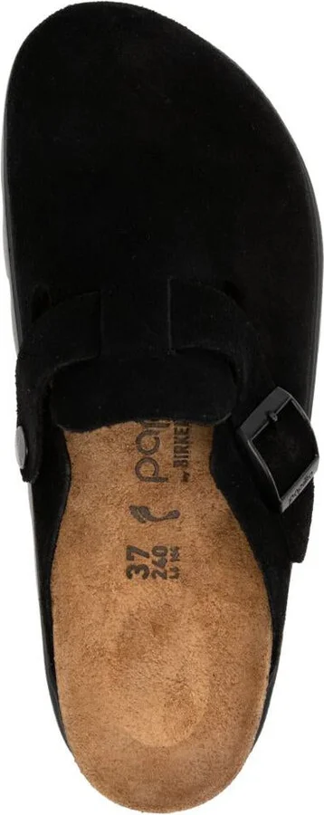 Birkenstock Boston Chunky Suede Leather Slippers - Image 2