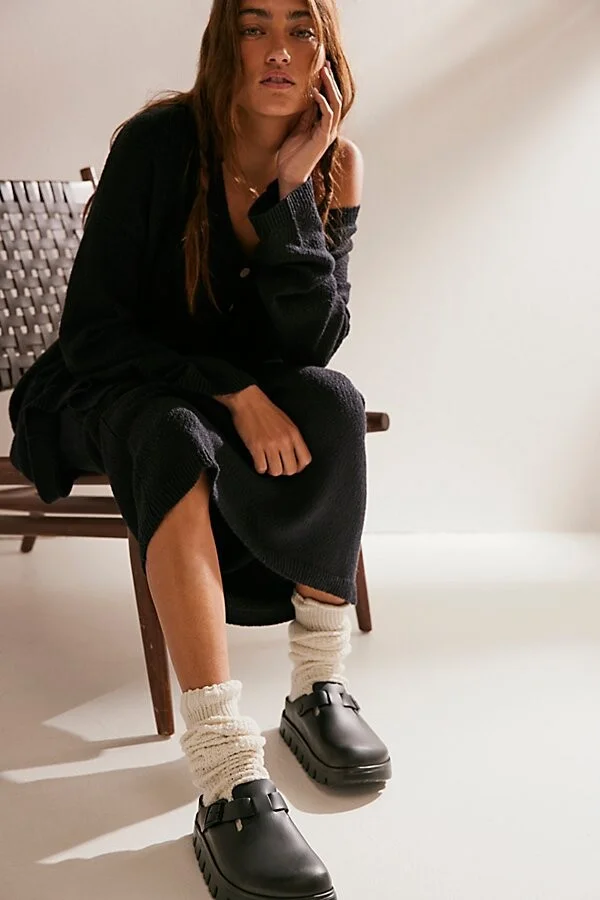 Birkenstock Boston Exquisite Chunky Clogs