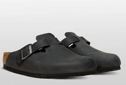 Birkenstock Boston Leather Clog - Women's - Image 8