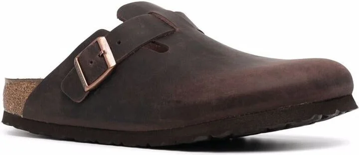 Birkenstock Boston Leather Slippers - Image 3