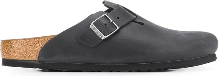 Birkenstock Boston Leather Slippers