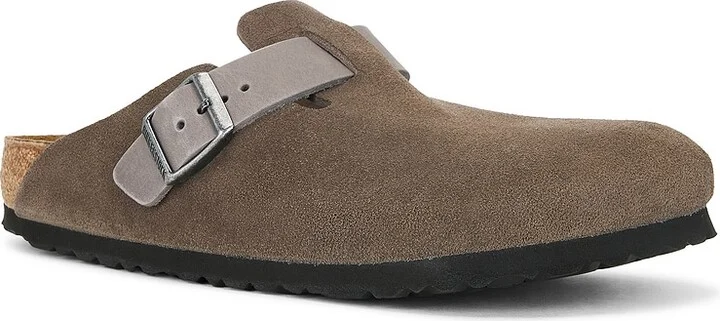 BIRKENSTOCK Boston Mule in Taupe - Image 2