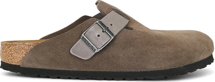 BIRKENSTOCK Boston Mule in Taupe