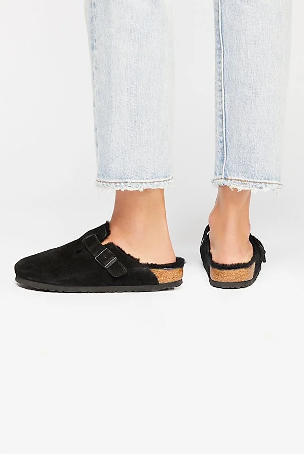 Birkenstock Boston Shearling Clogs - Image 4