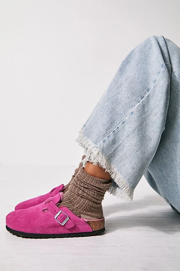 Birkenstock Boston Shearling Clogs