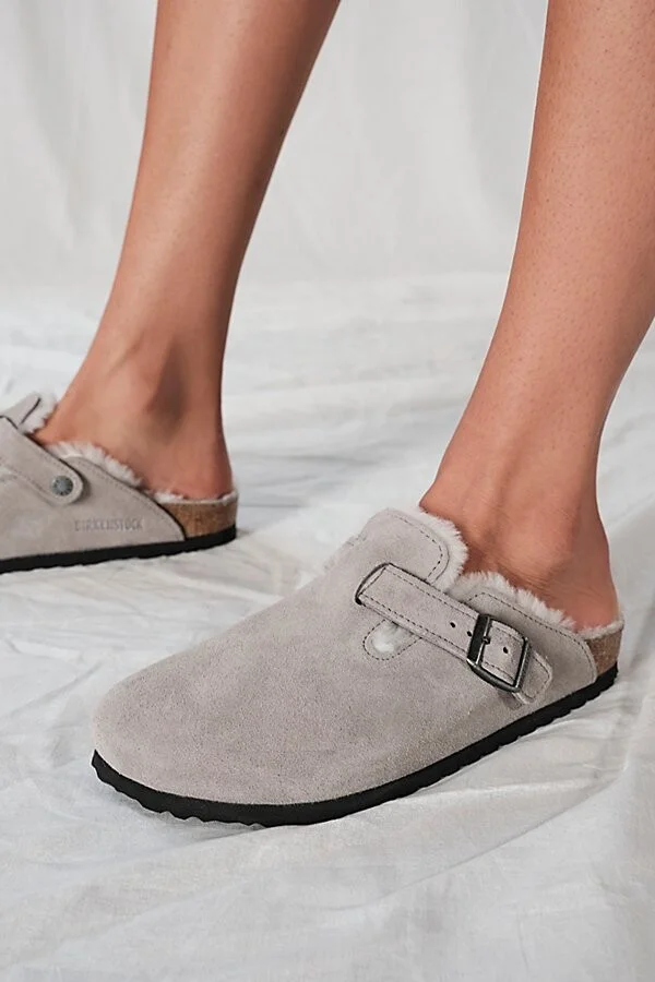 Birkenstock Boston Shearling Clogs
