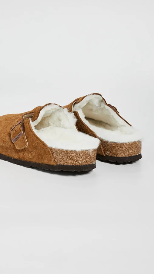 Birkenstock Boston Shearling Sandals - Image 5