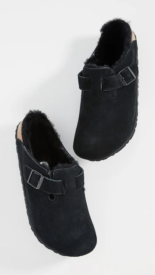 Birkenstock Boston Shearling Sandals - Image 3