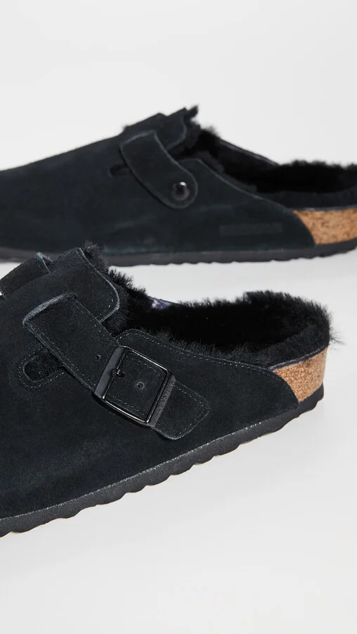 Birkenstock Boston Shearling Sandals - Image 4