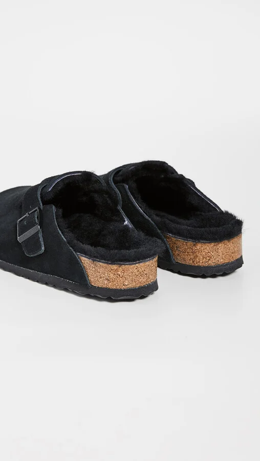 Birkenstock Boston Shearling Sandals - Image 5