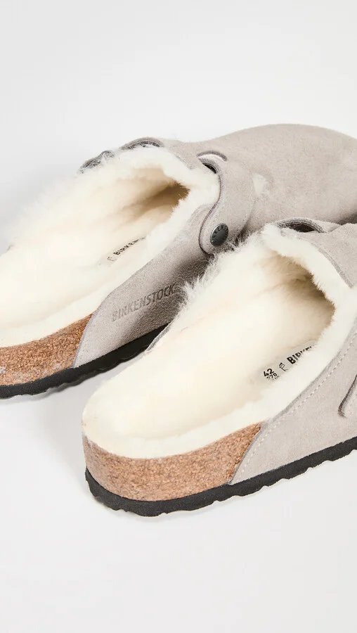 Birkenstock Boston Shearling Sandals - Image 5