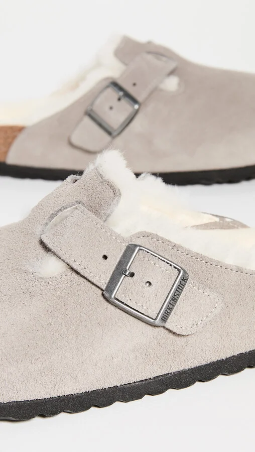 Birkenstock Boston Shearling Sandals - Image 6