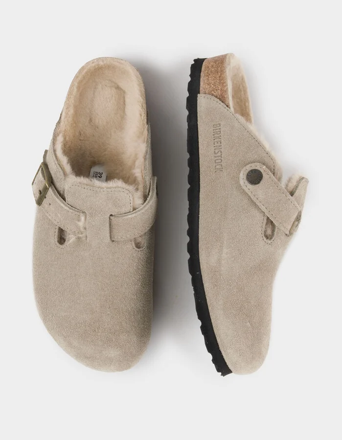 BIRKENSTOCK Boston Shearling Womens Clogs - Image 5
