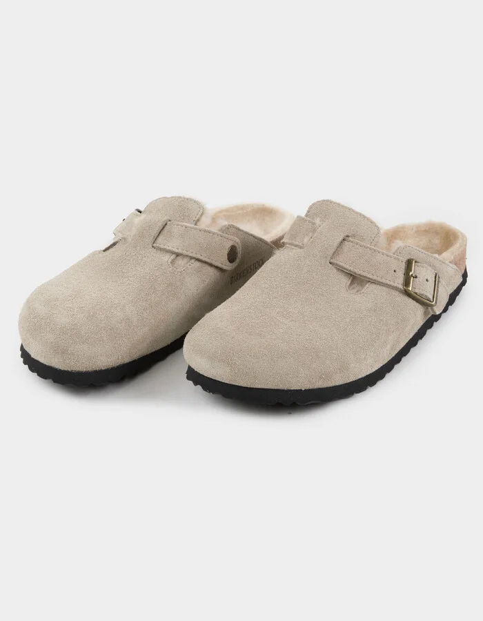 BIRKENSTOCK Boston Shearling Womens Clogs