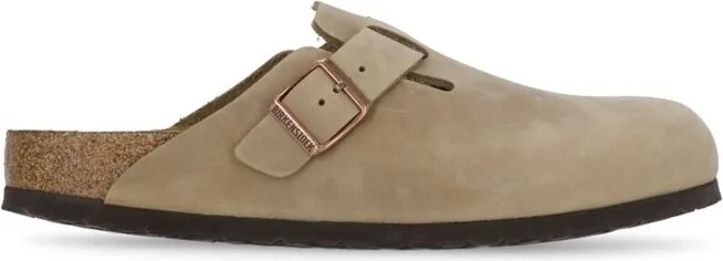 Birkenstock Boston Soft Footbed Buckle Detailed Mules
