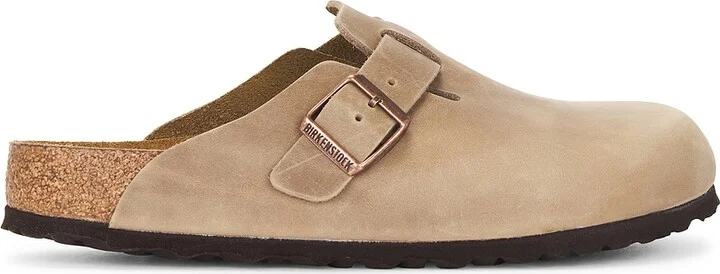 BIRKENSTOCK Boston Soft Footbed in Brown