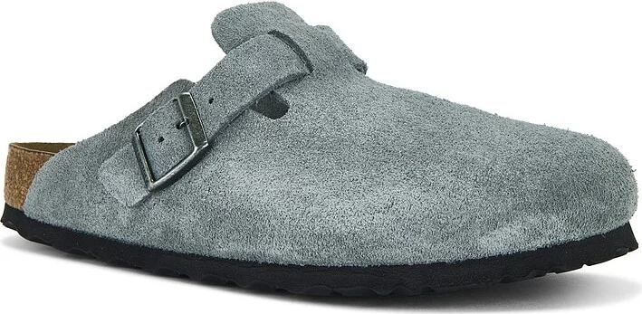 BIRKENSTOCK Boston Soft Footbed in Grey - Image 2