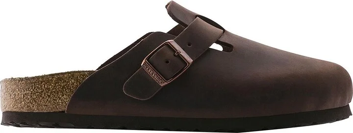 Birkenstock Boston Soft Footbed Leather Clog - Women's