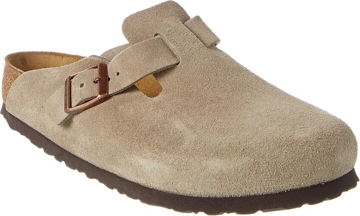 Birkenstock Boston Soft Footbed Suede Leather Clog