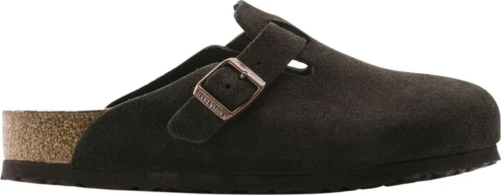 Birkenstock Boston Soft Footbed Suede Narrow Clog - Women's