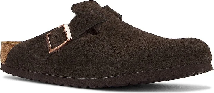 BIRKENSTOCK Boston Suede in Brown - Image 2