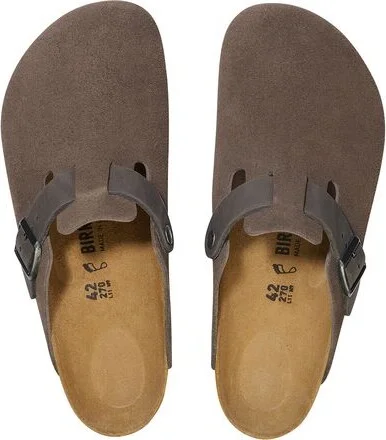 Birkenstock Boston Suede Oiled Leather Clog - Men's - Image 2