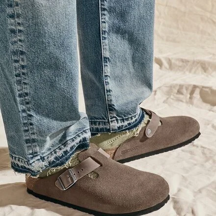 Birkenstock Boston Suede Oiled Leather Clog - Men's - Image 4