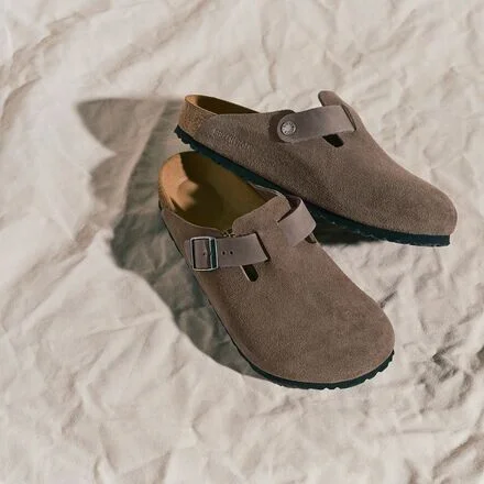 Birkenstock Boston Suede Oiled Leather Clog - Men's - Image 7