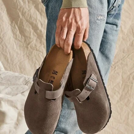 Birkenstock Boston Suede Oiled Leather Clog - Men's - Image 11