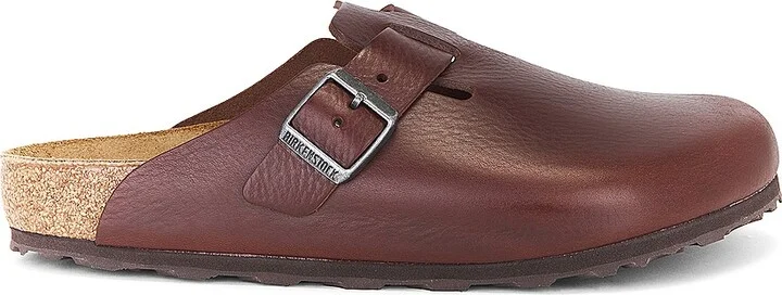 BIRKENSTOCK Boston Vintage Bold Grip in Burgundy