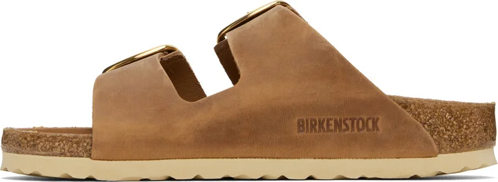 Birkenstock Brown Narrow Arizona Big Buckle Sandals - Image 3