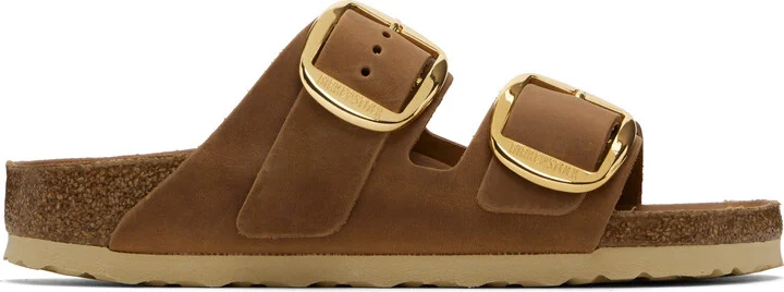 Birkenstock Brown Narrow Arizona Big Buckle Sandals