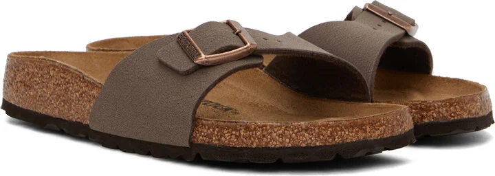 Birkenstock Brown Narrow Madrid Sandals - Image 4
