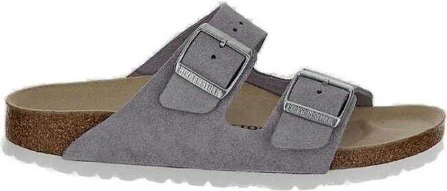 Birkenstock Buckle Detailed Slip-On Sandals
