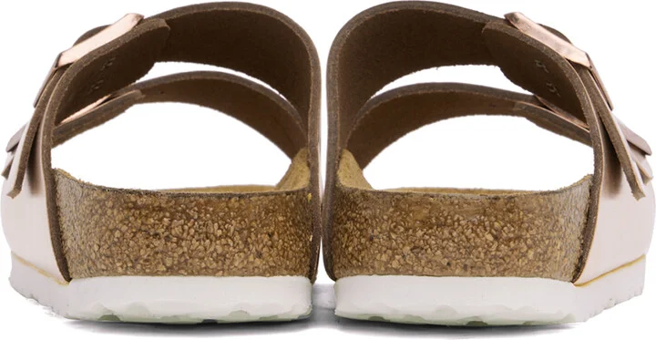 Birkenstock Copper Narrow Arizona Soft Footbed Sandals - Image 2