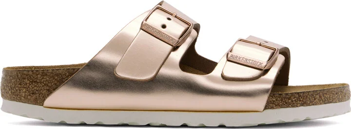 Birkenstock Copper Narrow Arizona Soft Footbed Sandals