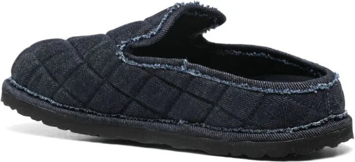 Birkenstock Eliscu Stone Washed Denim Mule Shoes - Image 3