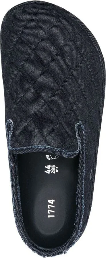 Birkenstock Eliscu Stone Washed Denim Mule Shoes - Image 4