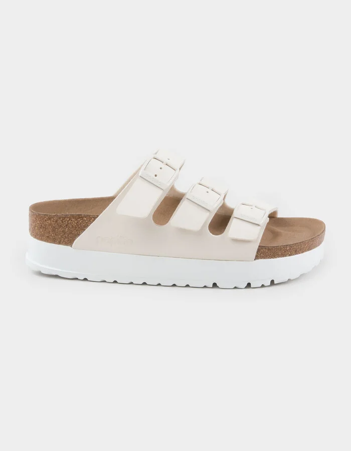 BIRKENSTOCK Florida Vegan Flex Womens Platform Sandals - Image 2