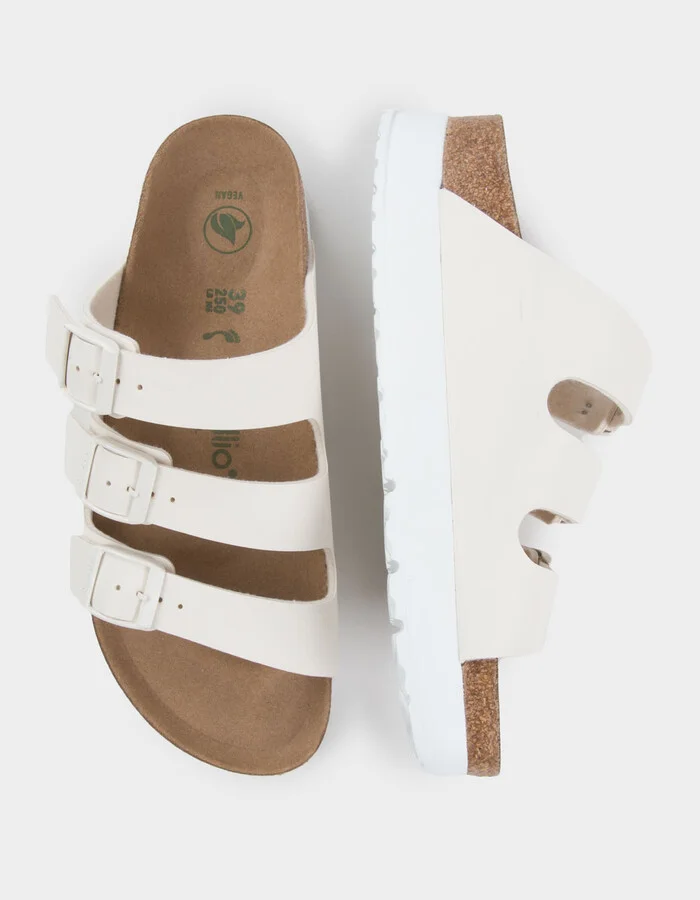 BIRKENSTOCK Florida Vegan Flex Womens Platform Sandals - Image 5