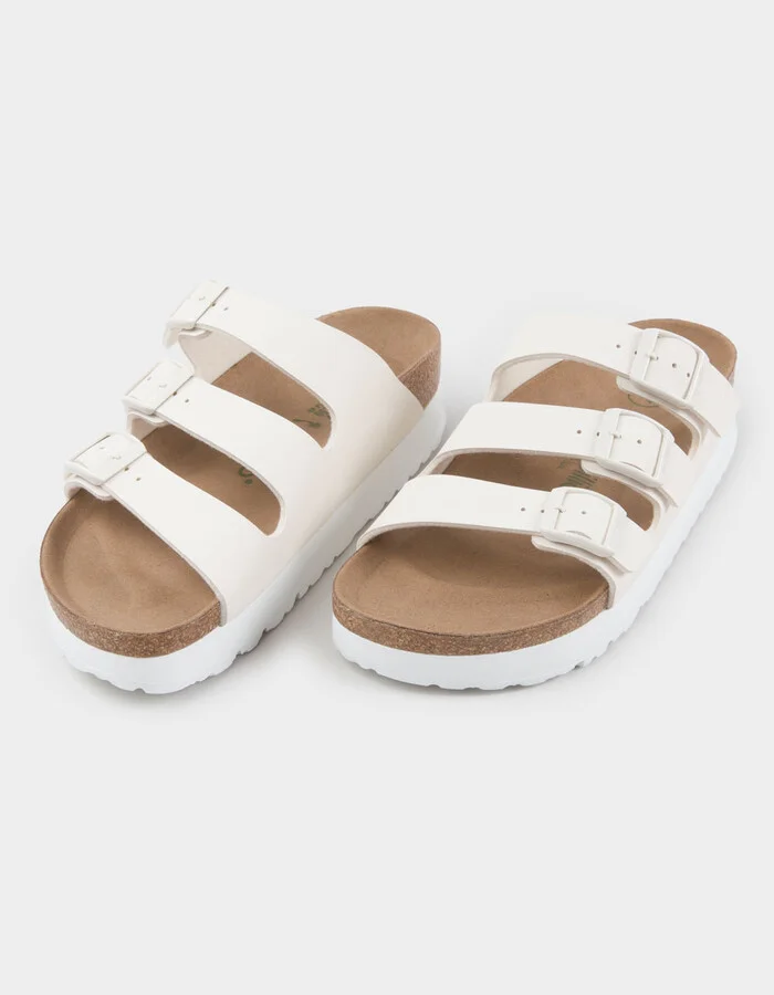 BIRKENSTOCK Florida Vegan Flex Womens Platform Sandals