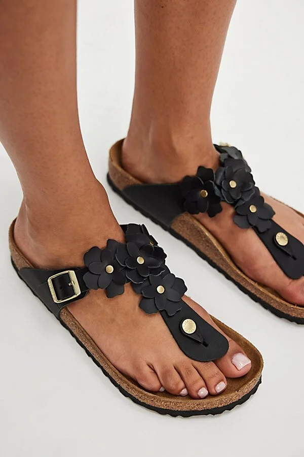 Birkenstock Gizeh Flowers Sandals - Image 4