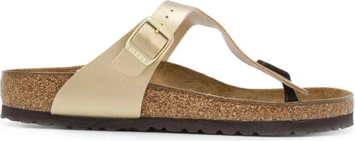 Birkenstock Gizeh Gold, Birko Flor Shoes