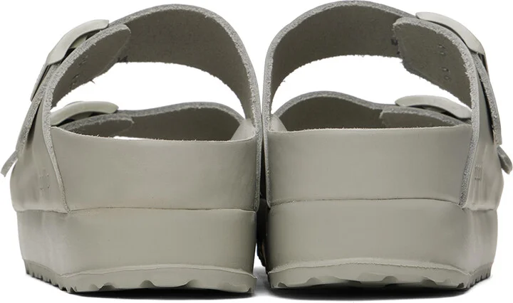 Birkenstock Gray Arizona Flex Platform Sandals - Image 2