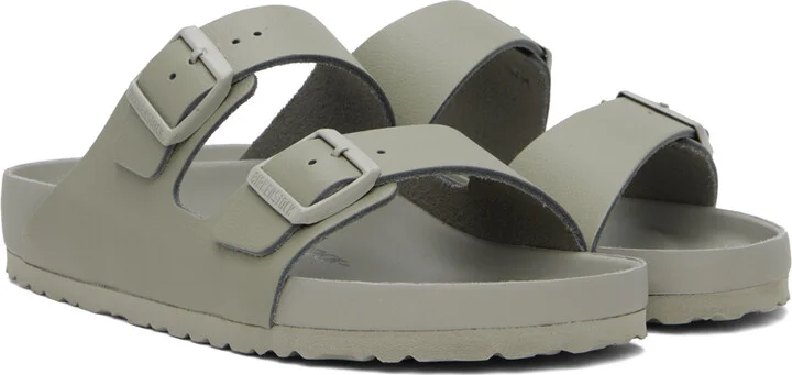 Birkenstock Gray Regular Arizona Sandals - Image 4