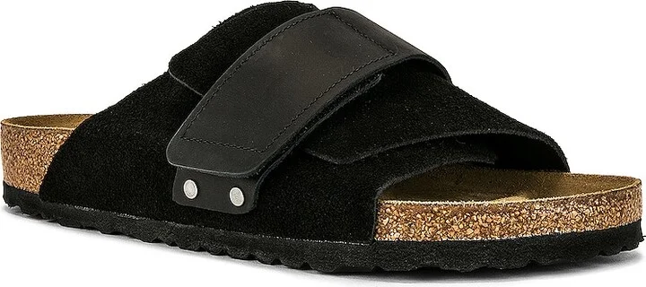 BIRKENSTOCK Kyoto Suede Nubuck in Black - Image 2