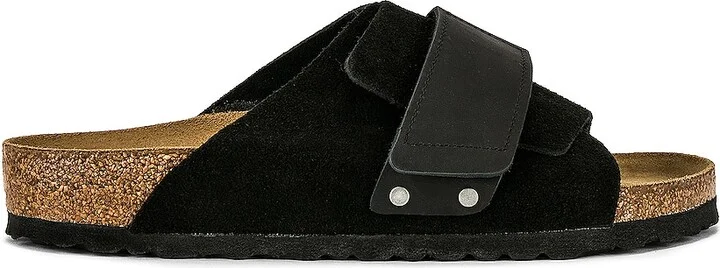 BIRKENSTOCK Kyoto Suede Nubuck in Black